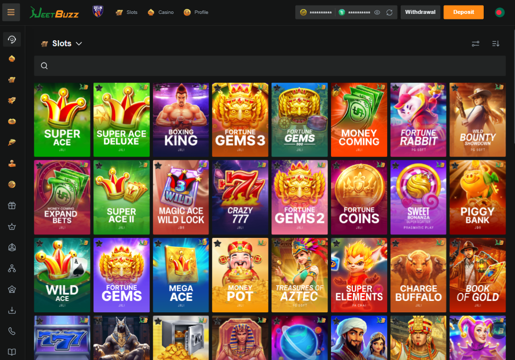Play popular casino games online at JeetBuzz Bangladesh